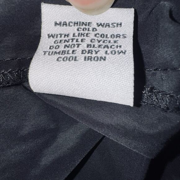 Liv By Habitat Clothes Small Black Tunic Bubble Zip Vest Pocket Cinch Lagenlook - Picture 7 of 7